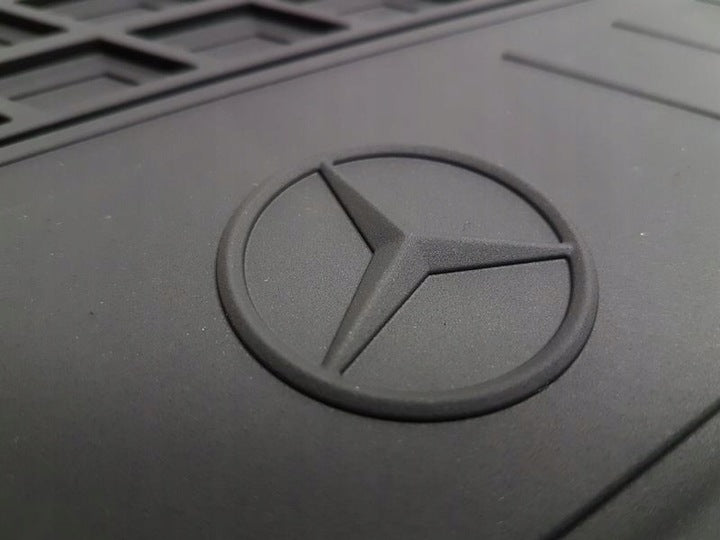 Gulvmatter Mercedes V-Class (W447) (2014-) – TPE Gummi | Mercedes OEM - sett bakfra