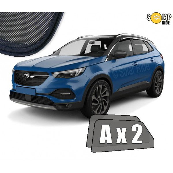 Sr solskjerm i akryl til Opel Grandland X, vindavviser og regnbeskyttelse med enkel montering