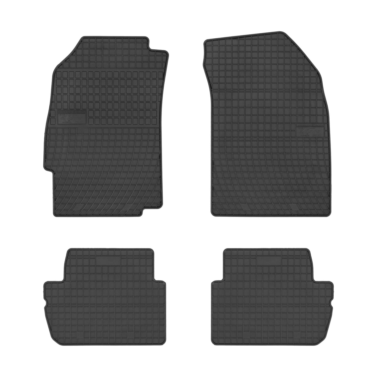 Frogum gummimatter til Chevrolet Spark M300 (2009-2015) – svart, 4 stk., 1 cm sidekant, vanntette
