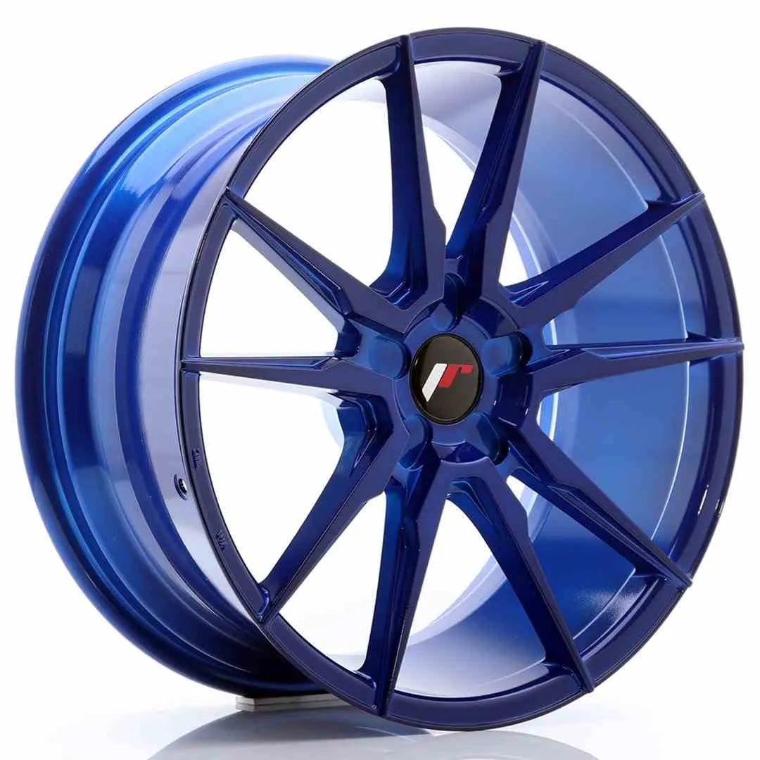 Felg Japan Racing JR21 19x8,5 ET20-43 5H Blank Platinum Blue | Nomax.no🥇