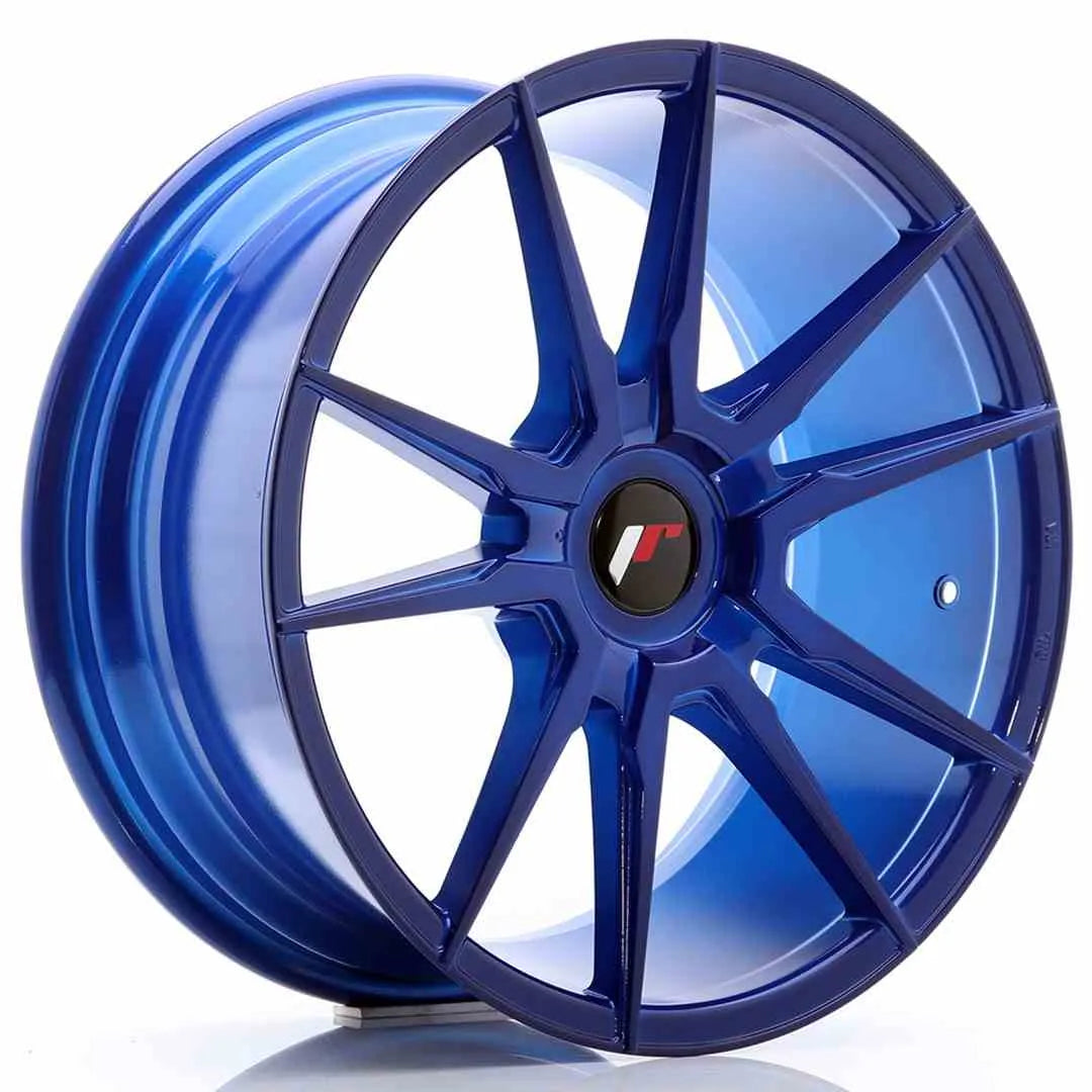 Felg Japan Racing JR21 18x8,5 ET20-40 Blank Platinum Blue | Nomax.no🥇