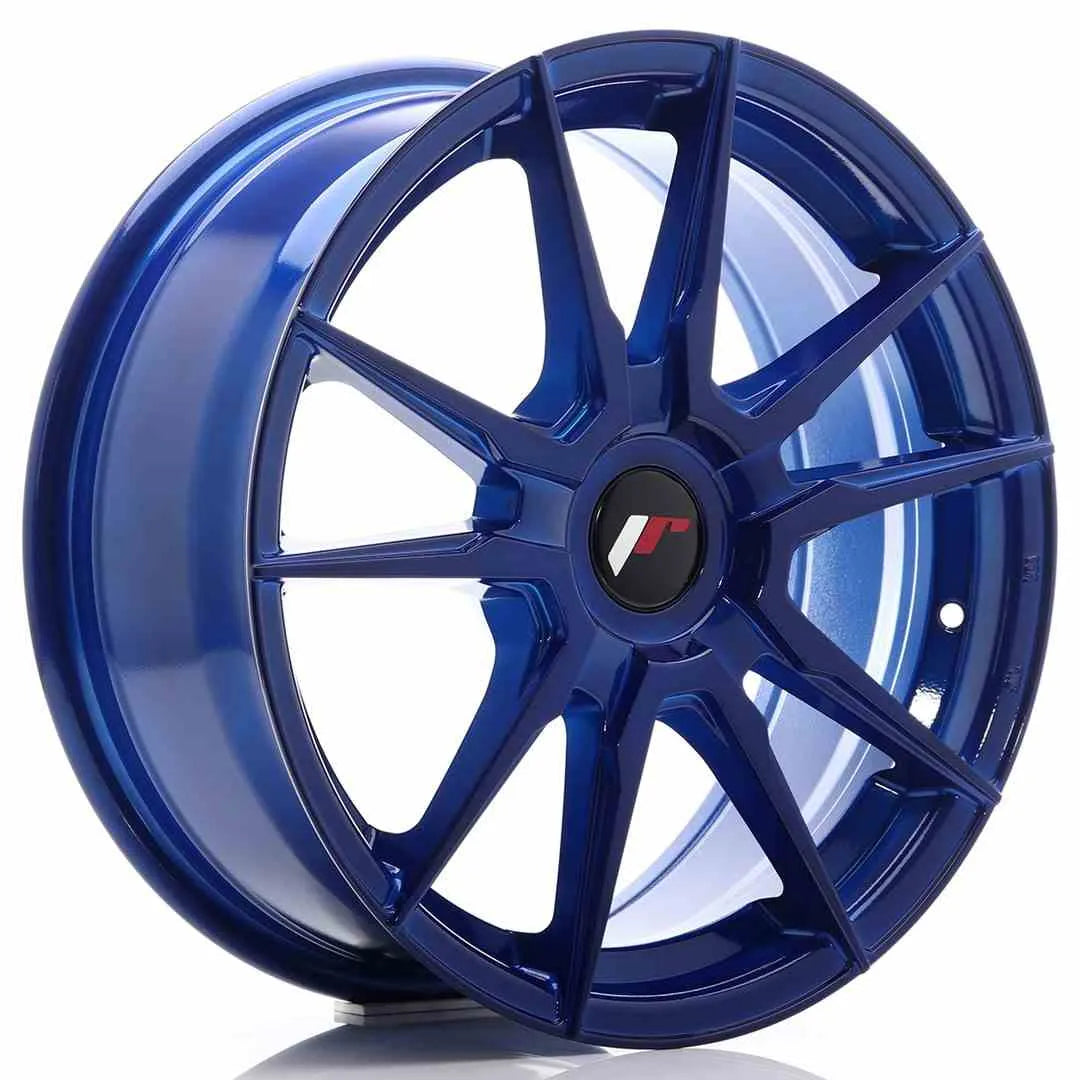 Felg Japan Racing JR21 17x7 ET25-40 Blank Platinum Blue | Nomax.no🥇