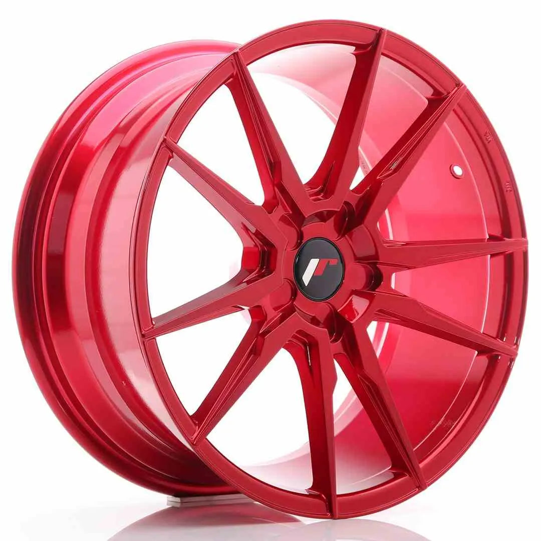 Felg Japan Racing JR21 19x8,5 ET20-43 5H Blank Platinum Red | Nomax.no🥇