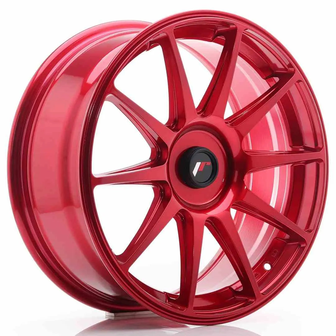 Felg Japan Racing JR11 18x7,5 ET35-40 Blank Platinum Red | Nomax.no🥇