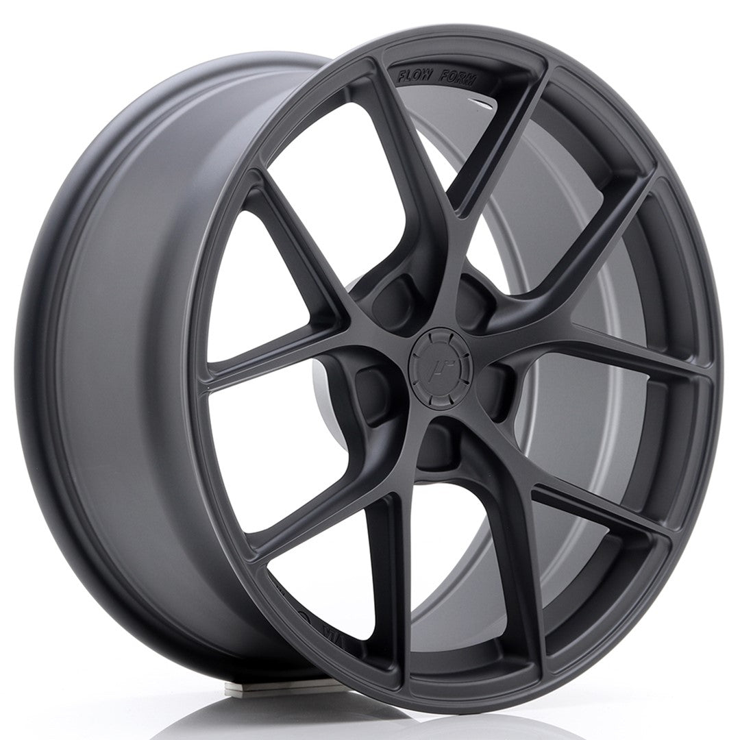 Felg JR Wheels SL01 18x8" Gun metal – sett forfra