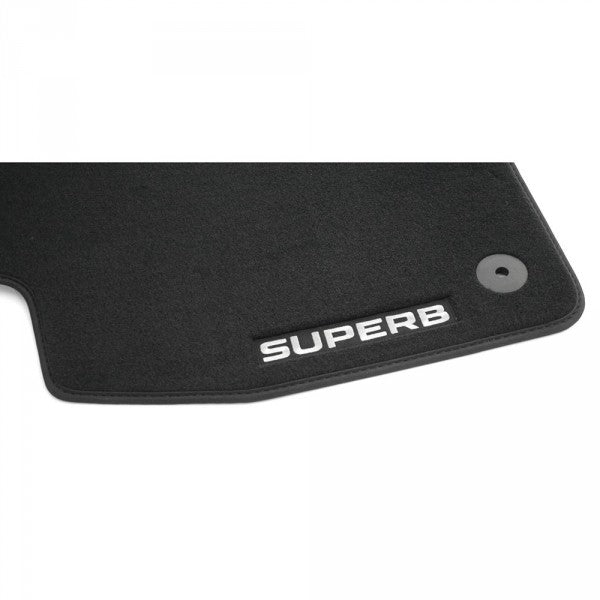 VAG OEM stoffmatter til Skoda Superb III – antiskli underlag