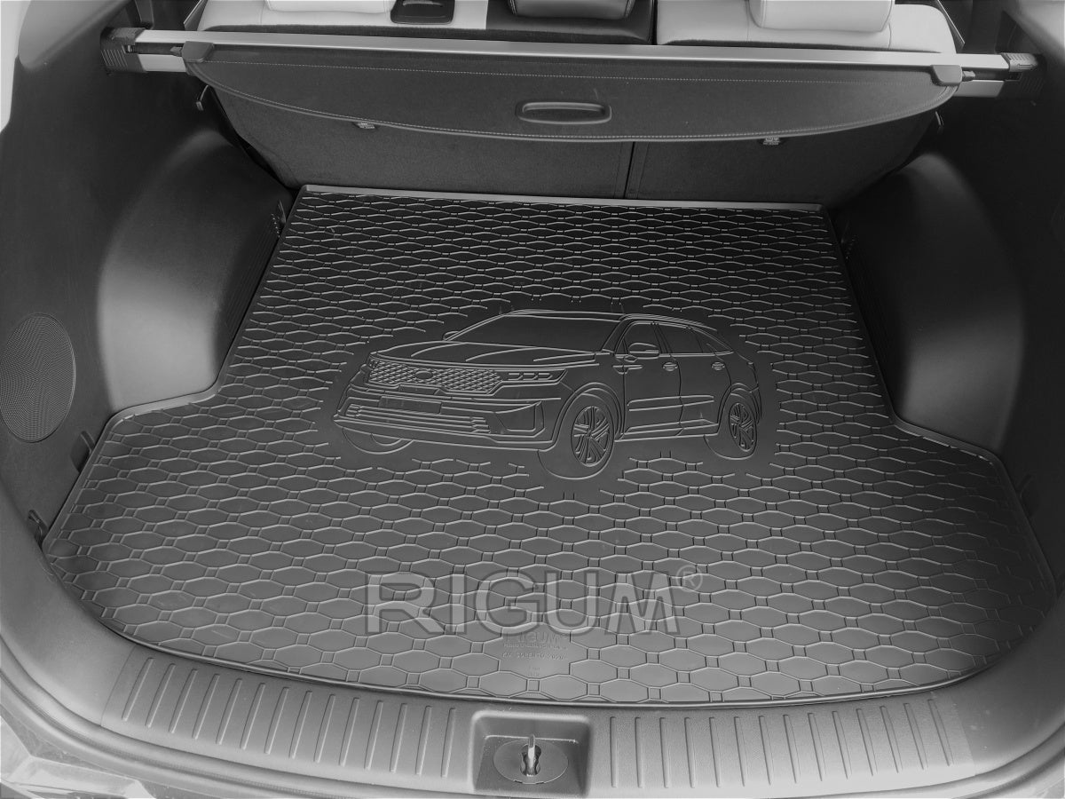 Rigum bagasjeromsmatte til Kia Sorento IV – høy kant 10 mm