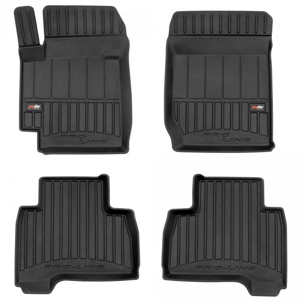 Frogum 3D Premium gulvmatter til Suzuki Grand Vitara II (2005-2014) – svart TPE med 60 mm sidekant