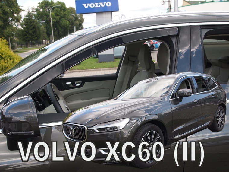 Heko vindavviser til Volvo XC 60 II 5-dørs 2017→ sett 2 stk. – PMMA Plexi
