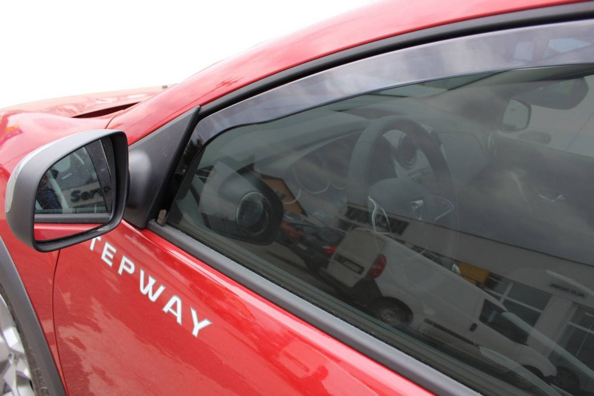 Heko vindavviser til Dacia Sandero I / Sandero StepwayI – sort transparent