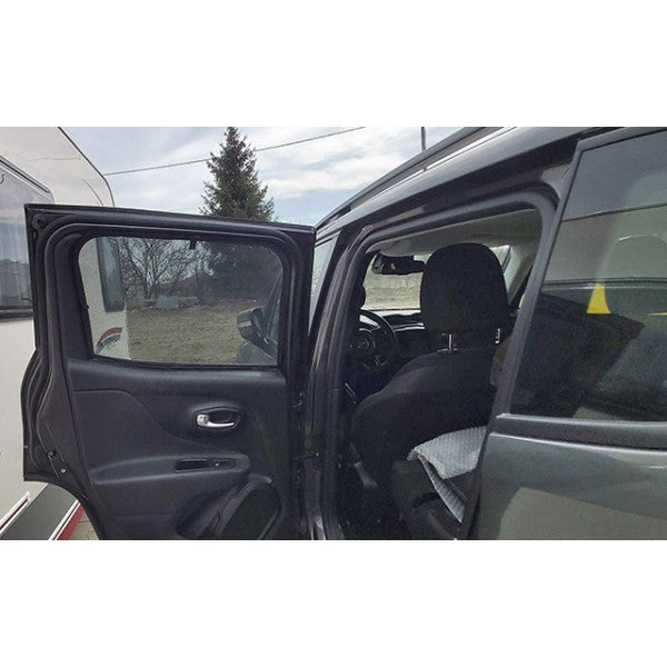 Solskjerm Jeep Renegade (2014-) (2 stk) - nærbilde
