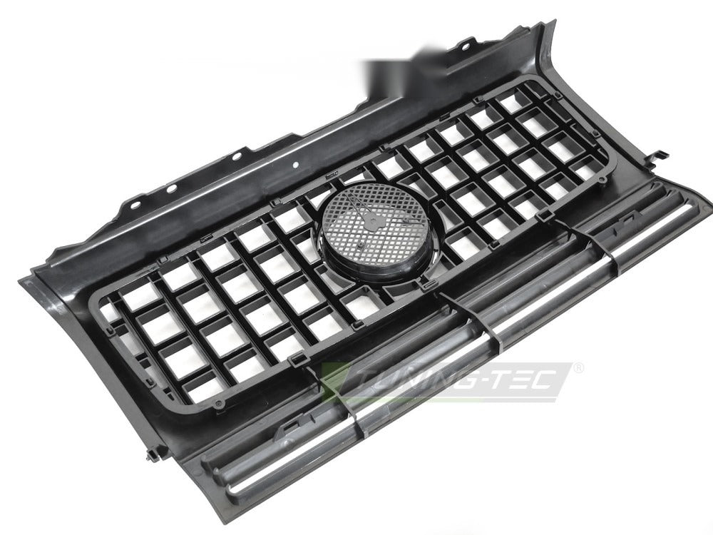 Grill Mercedes G-Klasse W463 90-12 krom/sort med festedetaljer.