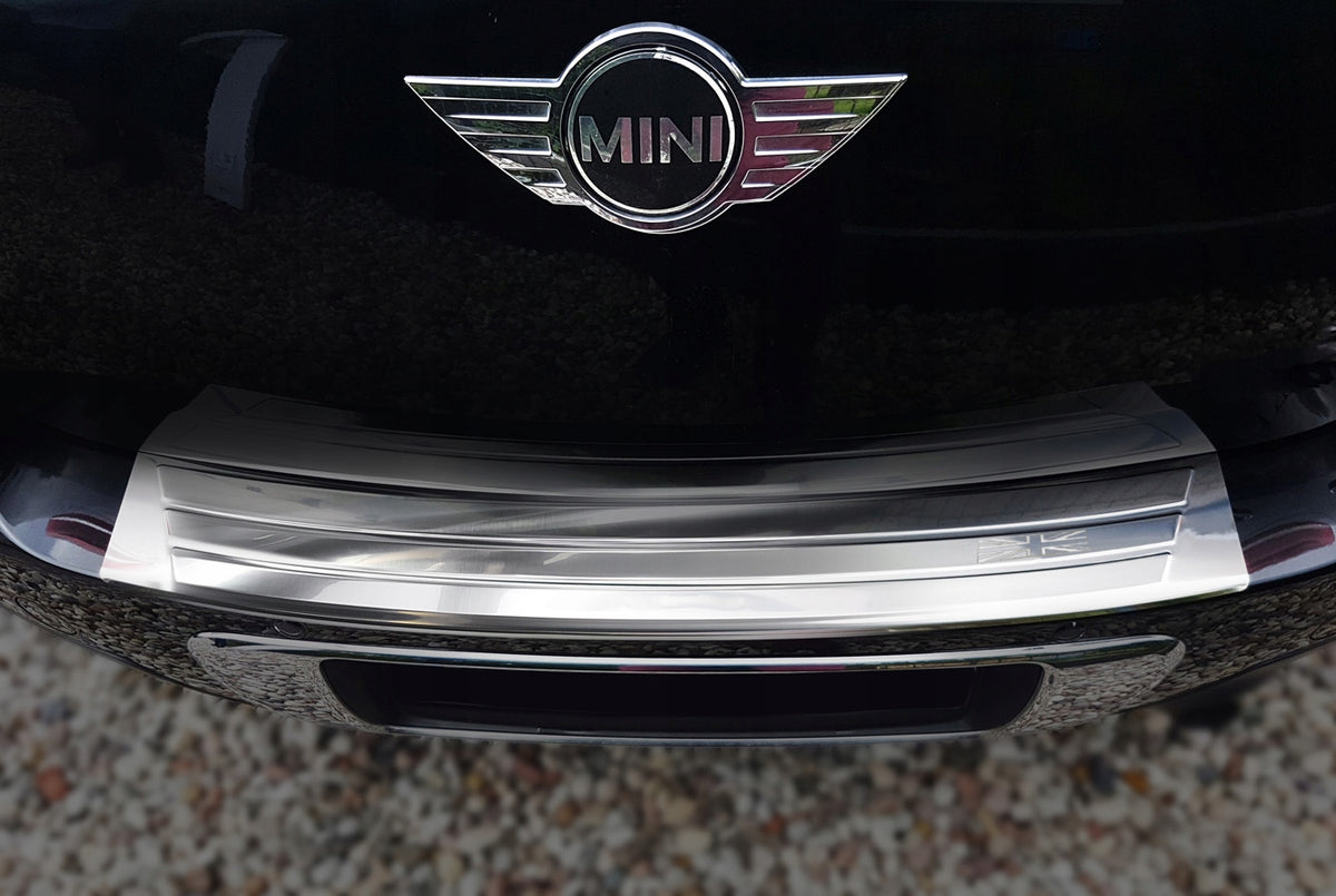 Avisa bakfangerbeskytter til Mini Countryman – sølv børstet