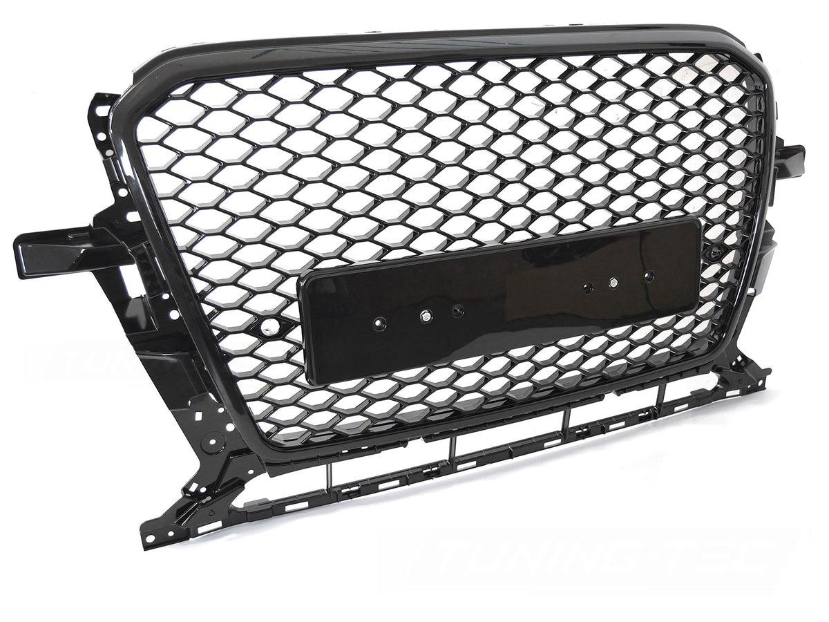 Grill til Svart Audi Q5 8R 12-16 – hovedbilde på hvit bakgrunn