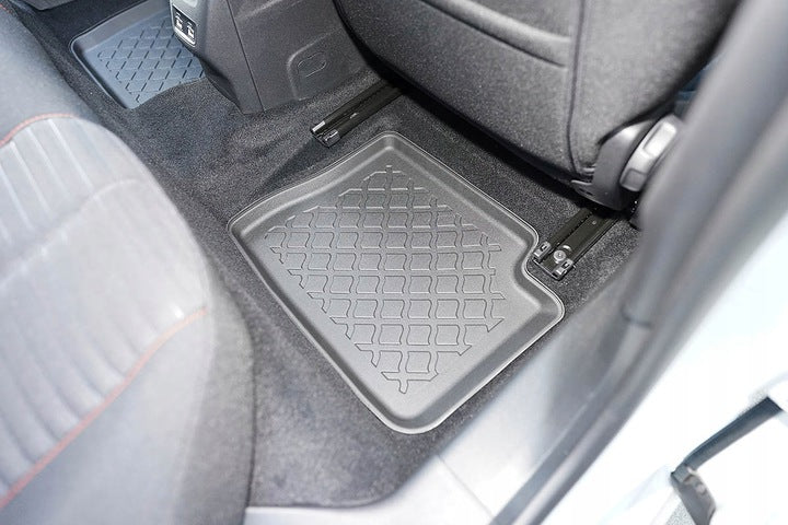 Gulvmatter Opel Corsa-e (2019-) – TPE antiskli luktfrie gummi - nærbilde