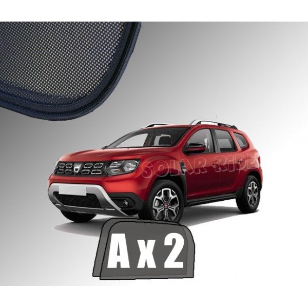 Sr solskjerm i akryl for Dacia Duster II med enkel montering og vindavviserfunksjon