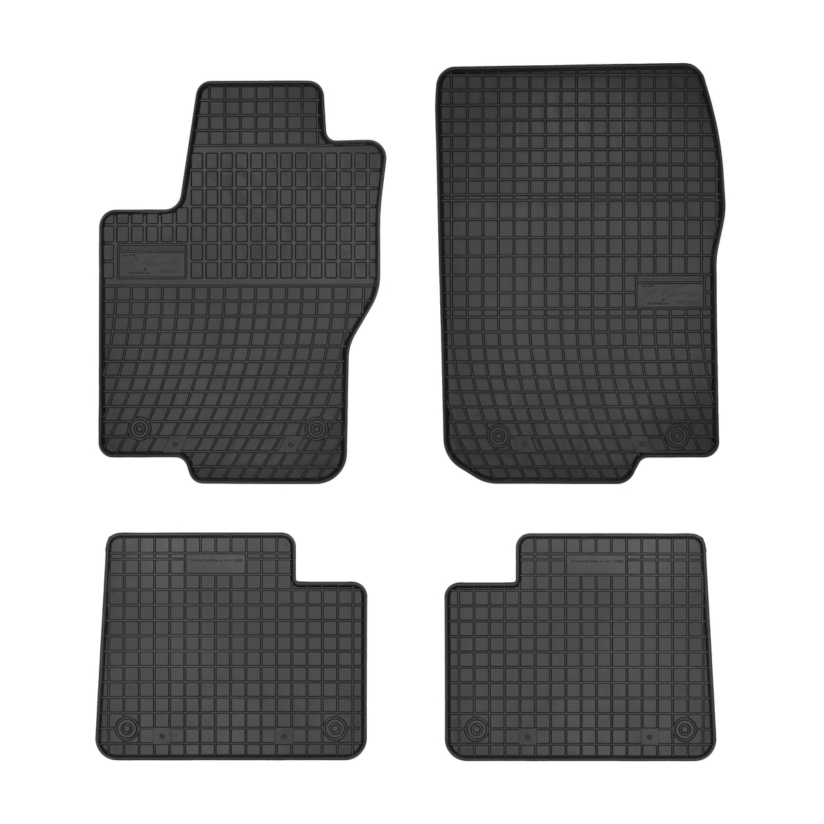 Frogum gummimatter til Mercedes GL (X166) / ML (W166) / GLS (X166) 2012–2015 – svart, sett med 4