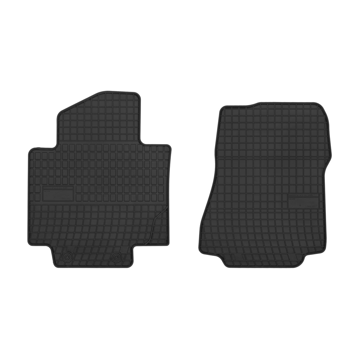Frogum gummimatter til Nissan NV200 (2009-2021) – svart, 1 cm sidekant, 2 stk. i sett