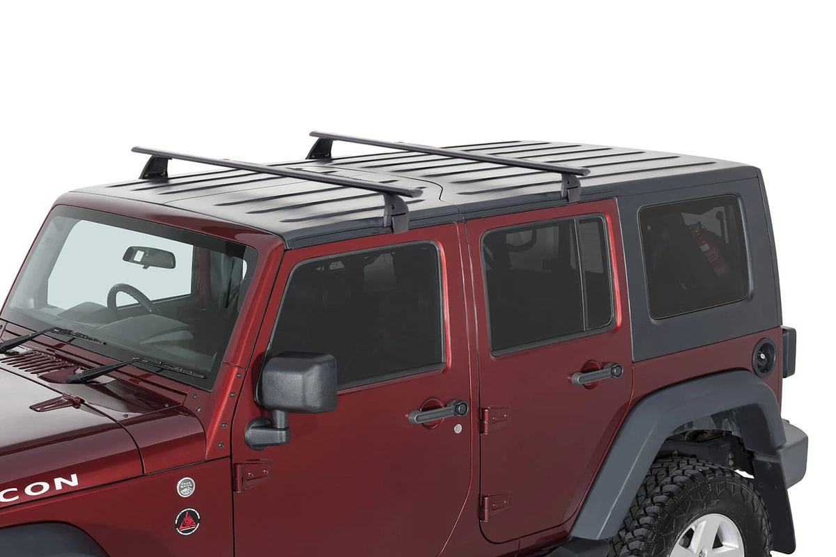 Takstativ Ventshield til Jeep Wrangler JK 2006-2018 med T-spor for ekstrautstyr