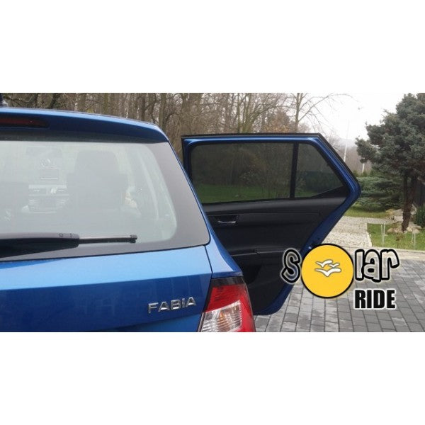 Solskjerm Skoda Fabia Hatchback III (2014-2021) (2 stk) - sett bakfra