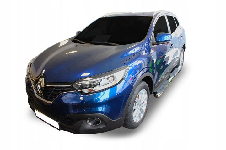 Stigtrinn Scoutt til Renault Kadjar 2015-2018 i rustfritt stål, enkel montering uten boring