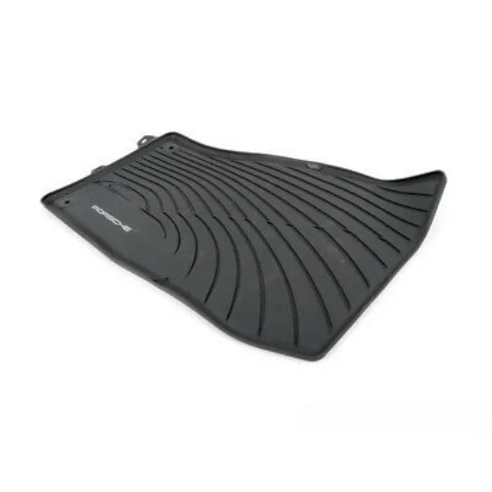 Gulvmatter Porsche Cayenne I (9PA) (2002-2010) – med kant | Porsche OEM - sett bakfra