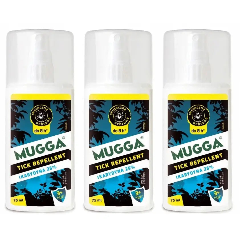 3xmugga Spray Ikarydyn 25% mot Flått og Insekter 75 Ml