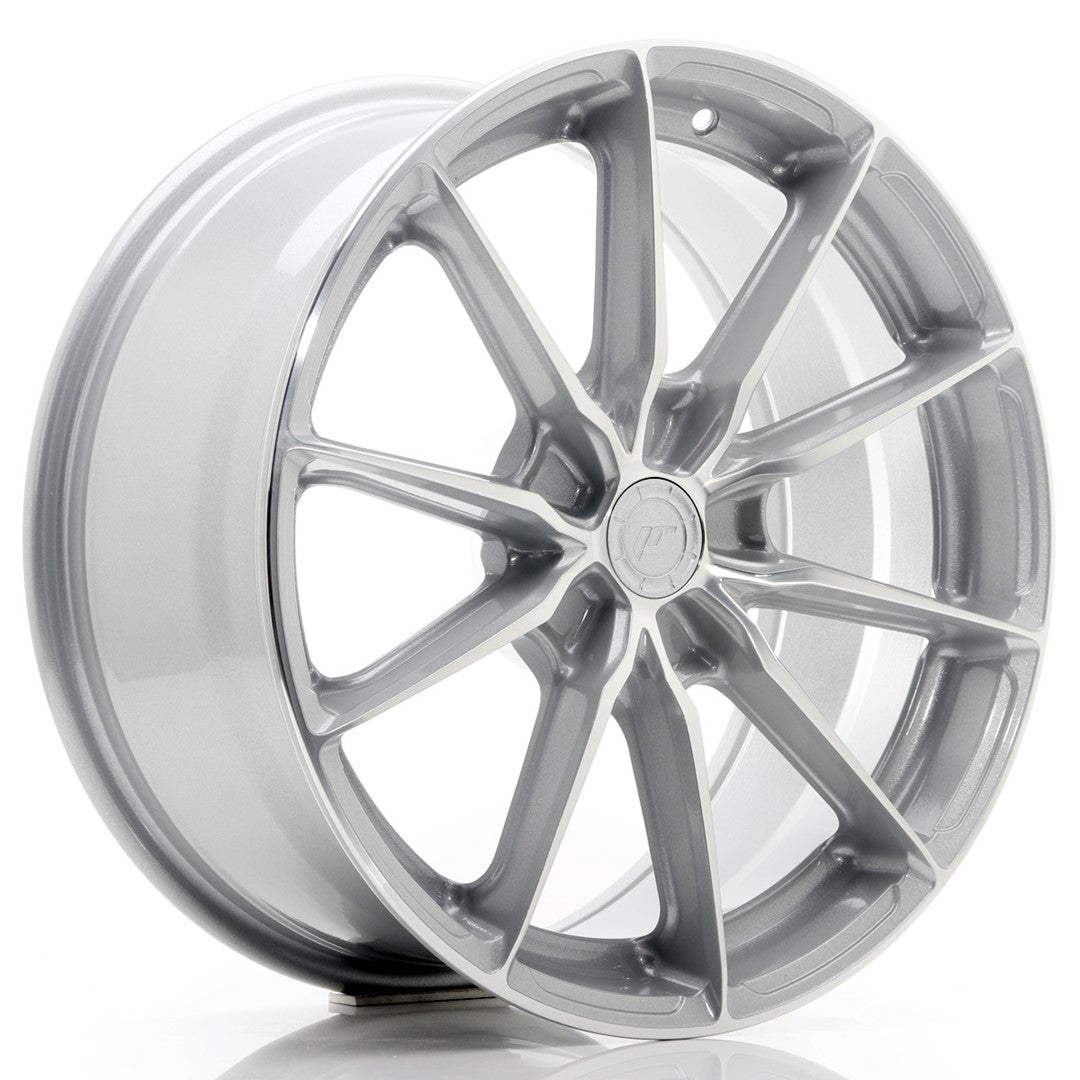 Felg JR Wheels JR37 18x8" Silver – sett forfra