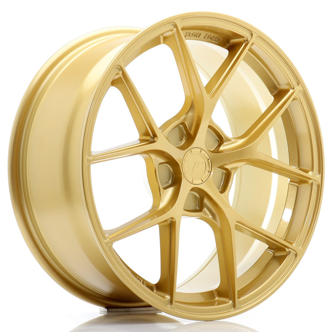 Felg JR Wheels SL01 18x8" Gold – sett forfra