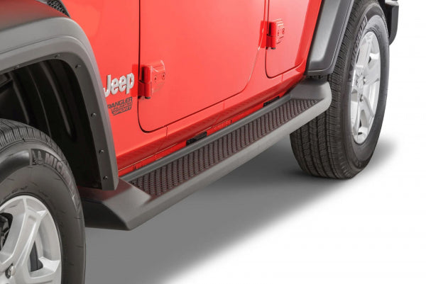 Stigtrinn Ventshield til Jeep Wrangler JL 2017-, aluminium og ABS, enkel montering, 4-dørs SUV
