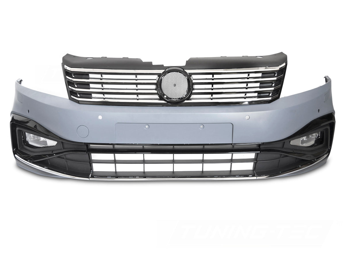 Frontfanger Sport til VW Passat B7 10-14 – hovedbilde sett forfra på hvit bakgrunn