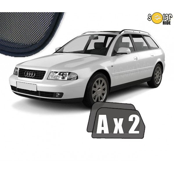 Sr solskjerm i akryl til Audi A4 B5 Avant stasjonsvogn 1994-2001, roykfarget og enkel montering
