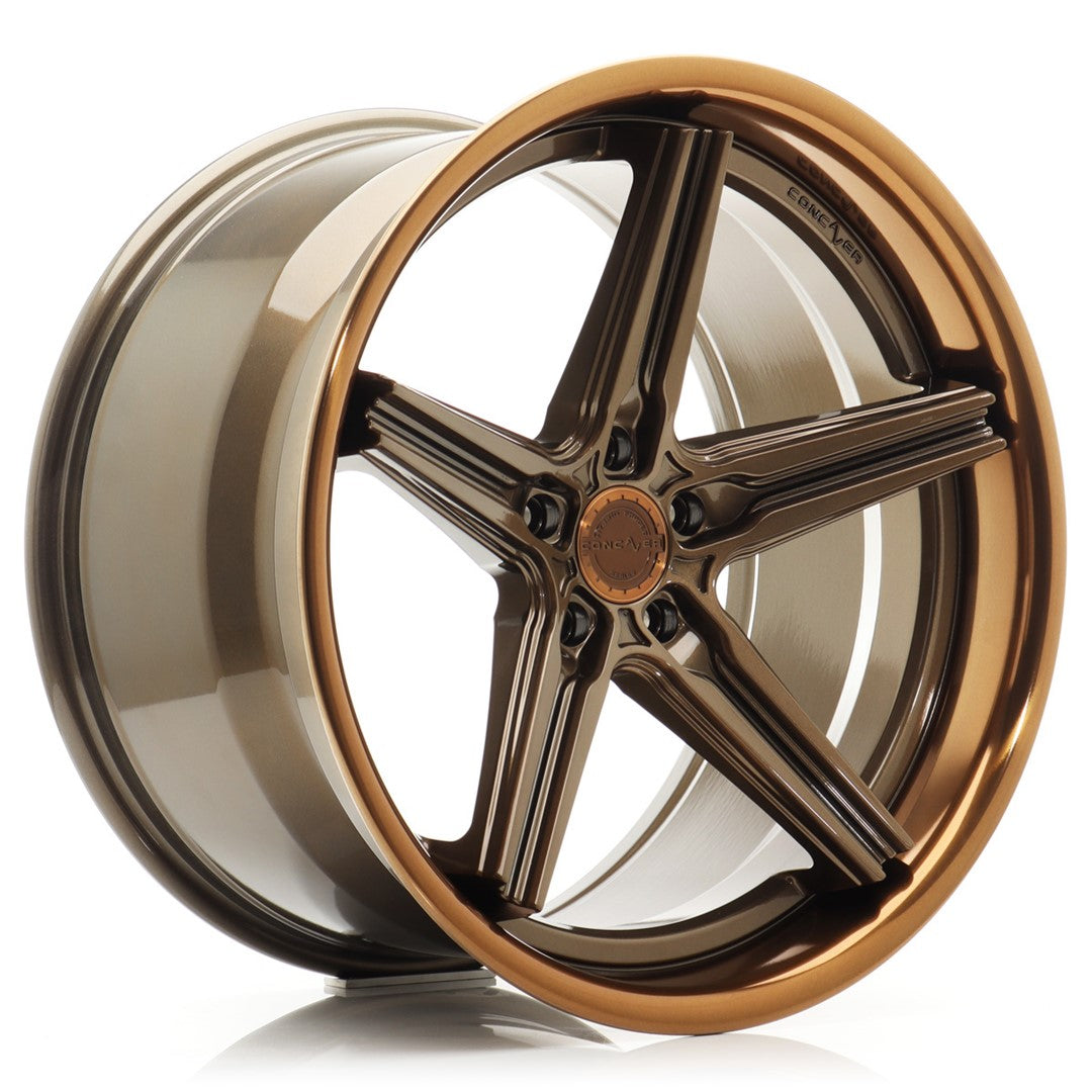 Felg Concaver CVR9 20x9,5" Glossy Bronze – sett forfra