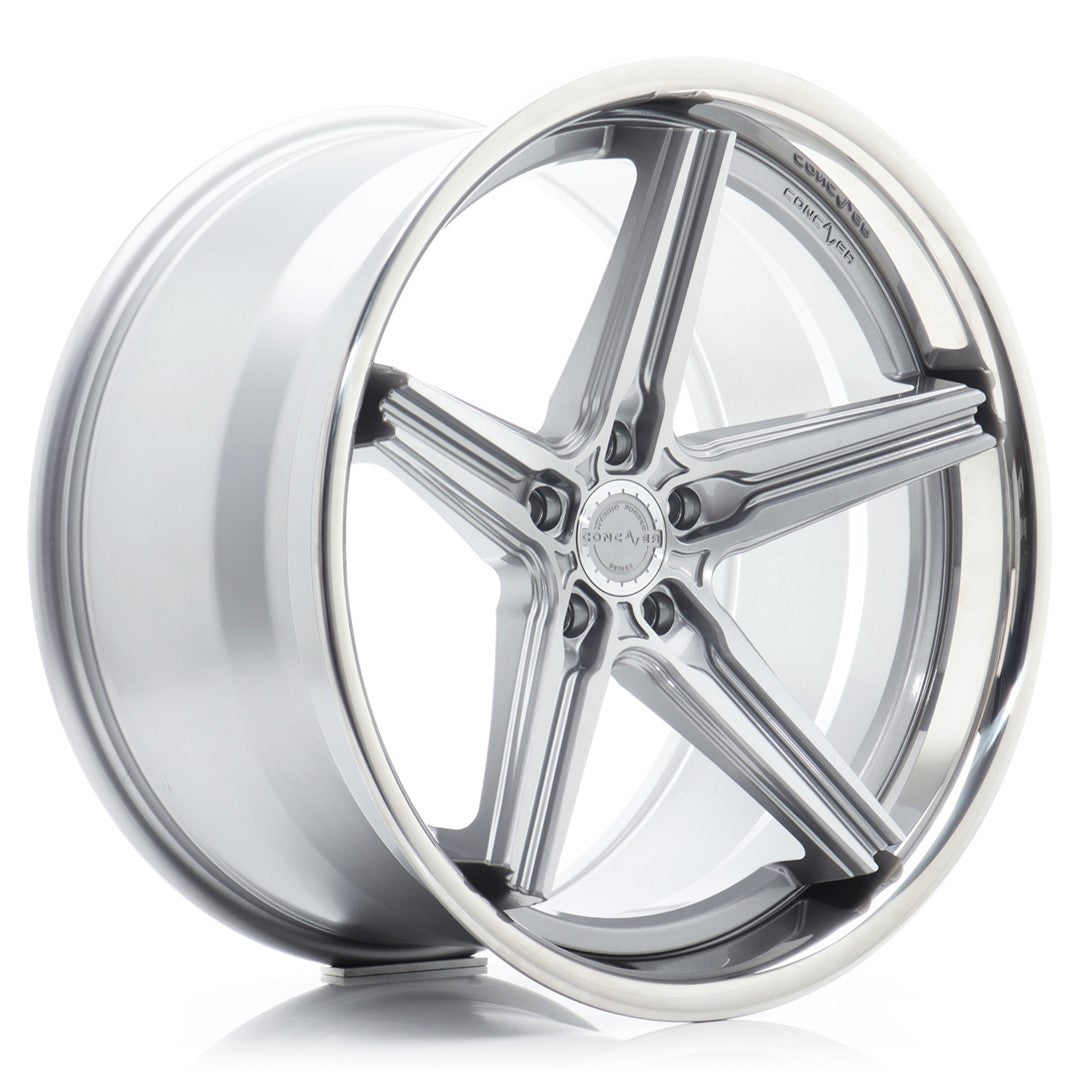 Felg Concaver CVR9 20x10,5" Brushed Titanium – sett forfra