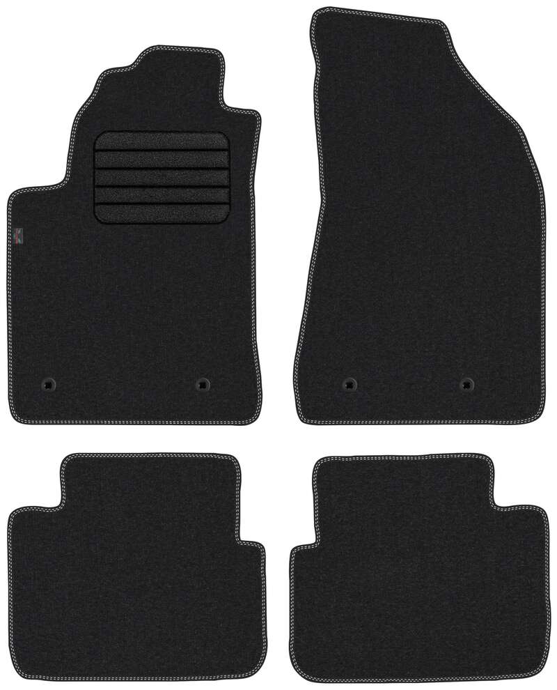 Unknown stoffmatter til Fiat Bravo II – premium velour svart