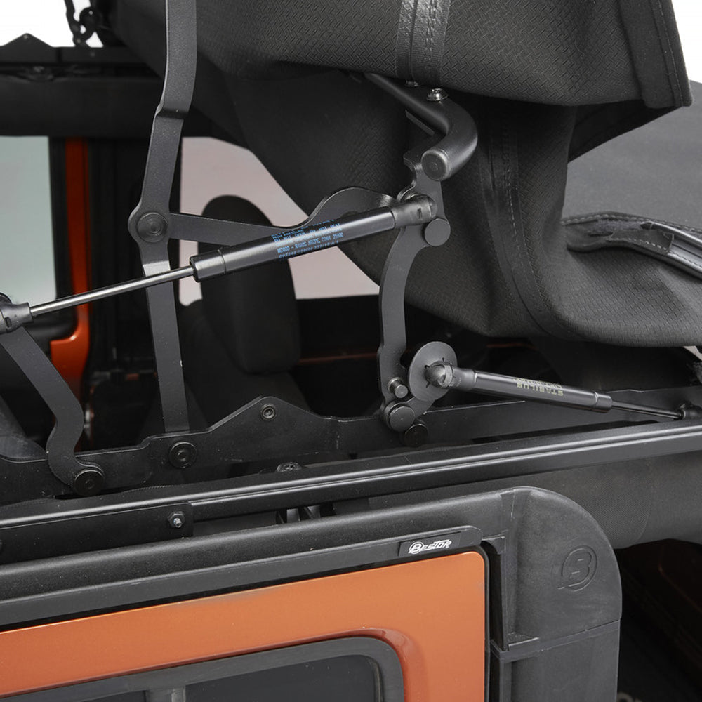 Bestop Supertop Ultra Black Twill kalesje til Jeep Wrangler JK 4-dørs
