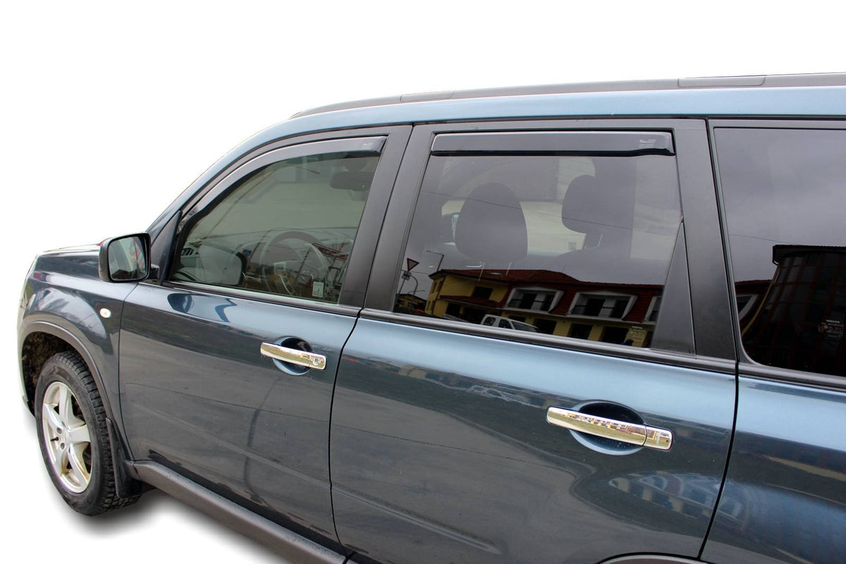 Heko vindavviser til Nissan X-Trail II (T31) / sett 4 stk. – røykfarget