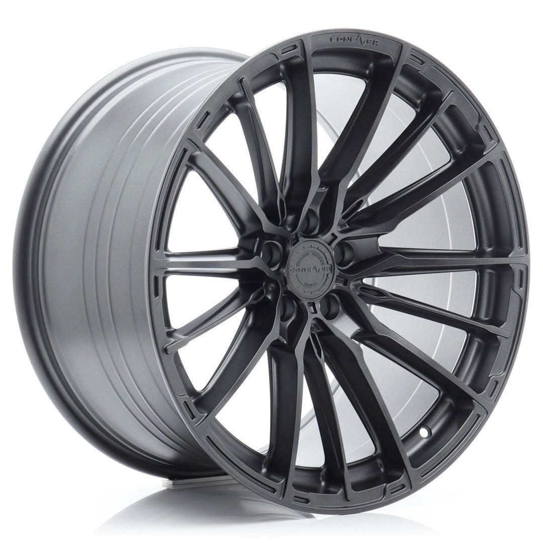 Felg Concaver CVR7 20x9" Carbon Graphite – sett forfra