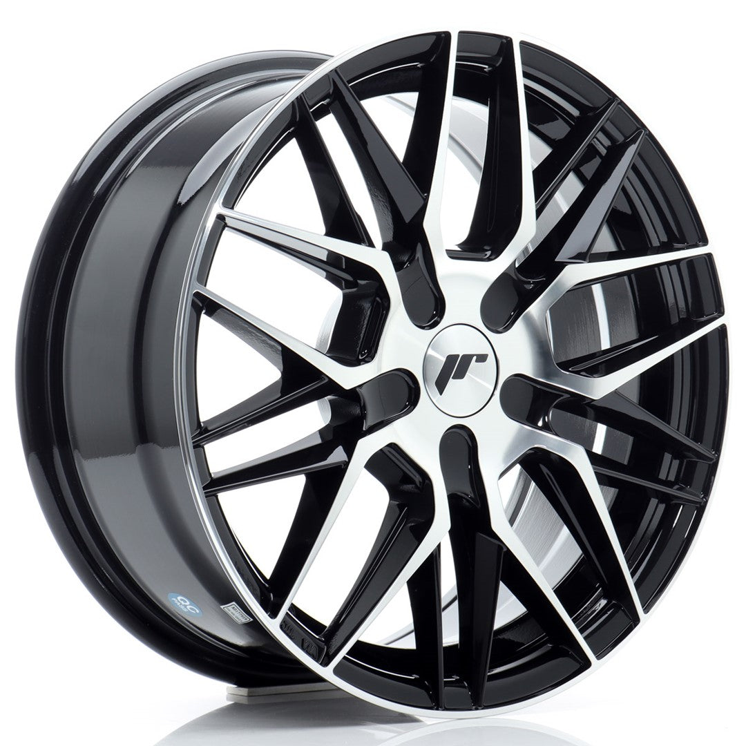 Felg JR Wheels JR28 16x7" Black – sett forfra