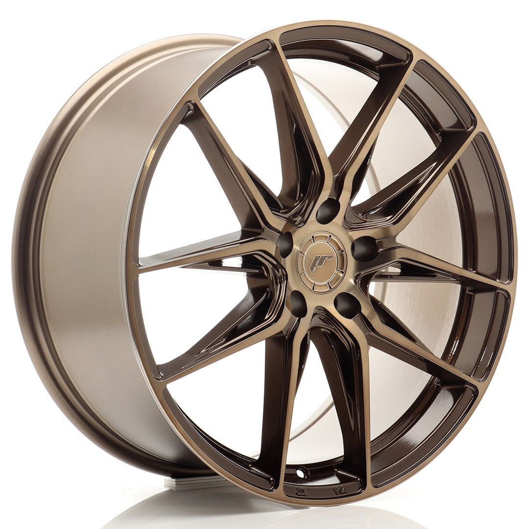 Felg JR Wheels JR44 19x8,5" Bronze – sett forfra