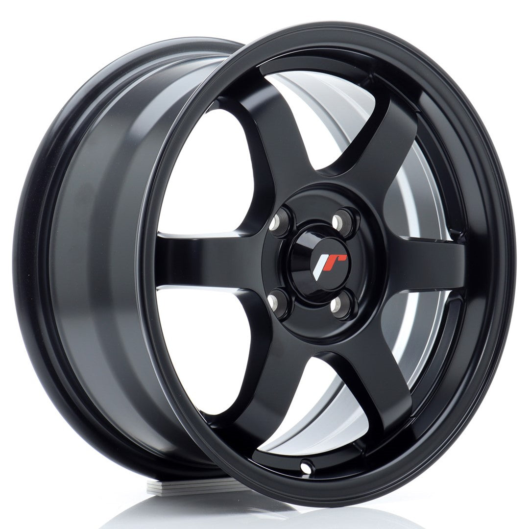 Felg JR Wheels JR3 15x7" Black – sett forfra
