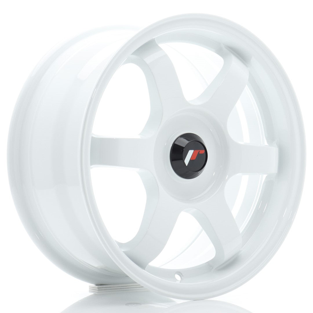 Felg JR Wheels JR3 15x7" White – sett forfra