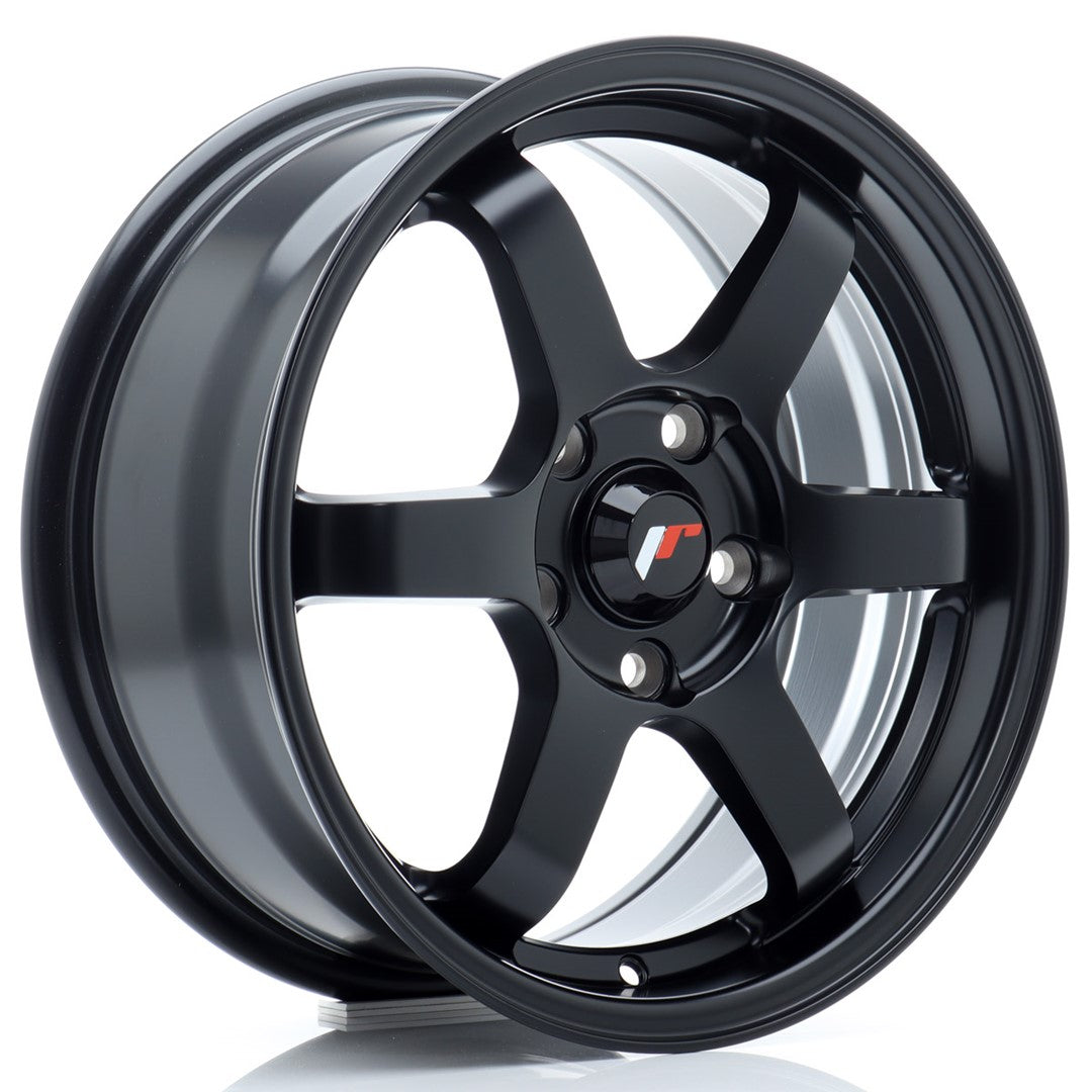 Felg JR Wheels JR3 16x7" Black – sett forfra