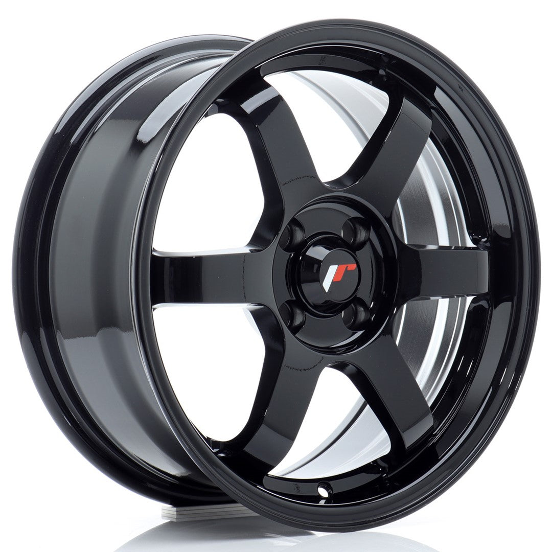 Felg JR Wheels JR3 16x7" Black – sett forfra