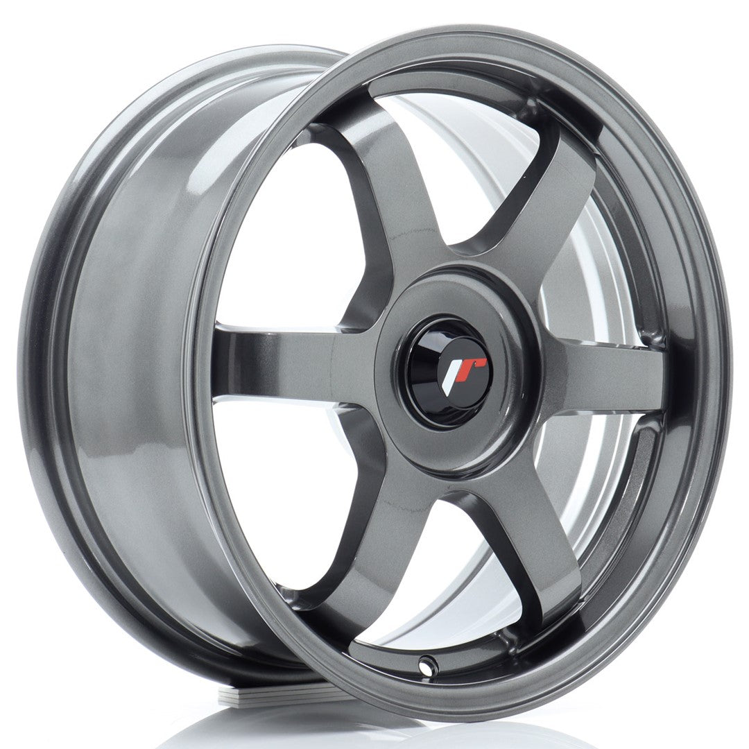 Felg JR Wheels JR3 16x7" Gun metal – sett forfra