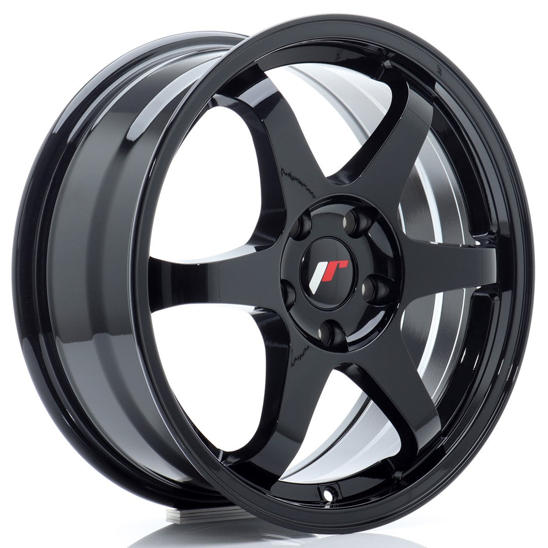 Felg JR Wheels JR3 17x7" Black – sett forfra