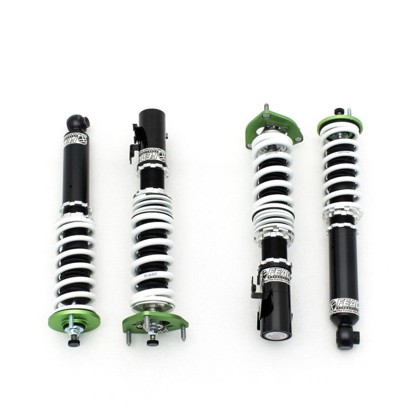 Feal 441 coilover drift-sett for BMW E36 6-sylinder – komplett for og bak med høydejustering og 30-stegs demping