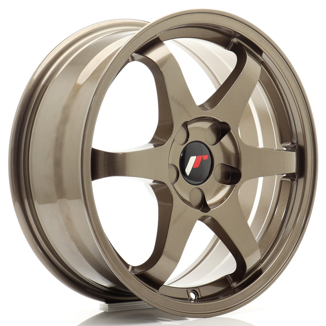 Felg JR Wheels JR3 17x7" Bronze – sett forfra