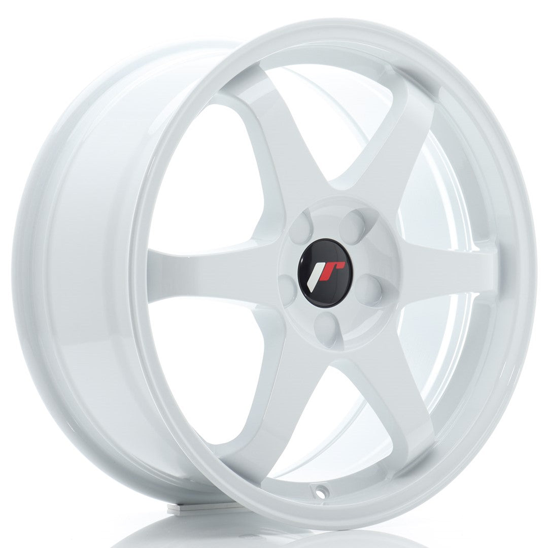 Felg JR Wheels JR3 18x8" White – sett forfra