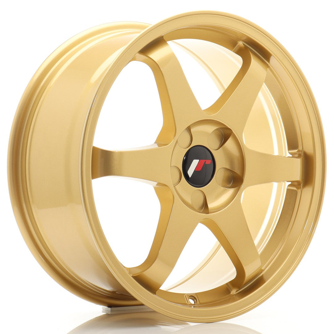 Felg JR Wheels JR3 18x8" Gold – sett forfra